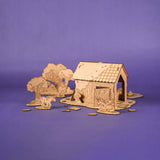 Crateit Unicorn Wooden Toy Magic Forest