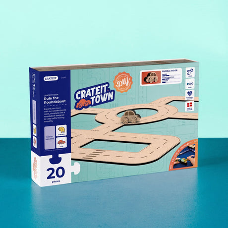 Crateit Town Wooden Toy Rule The Roundabout
