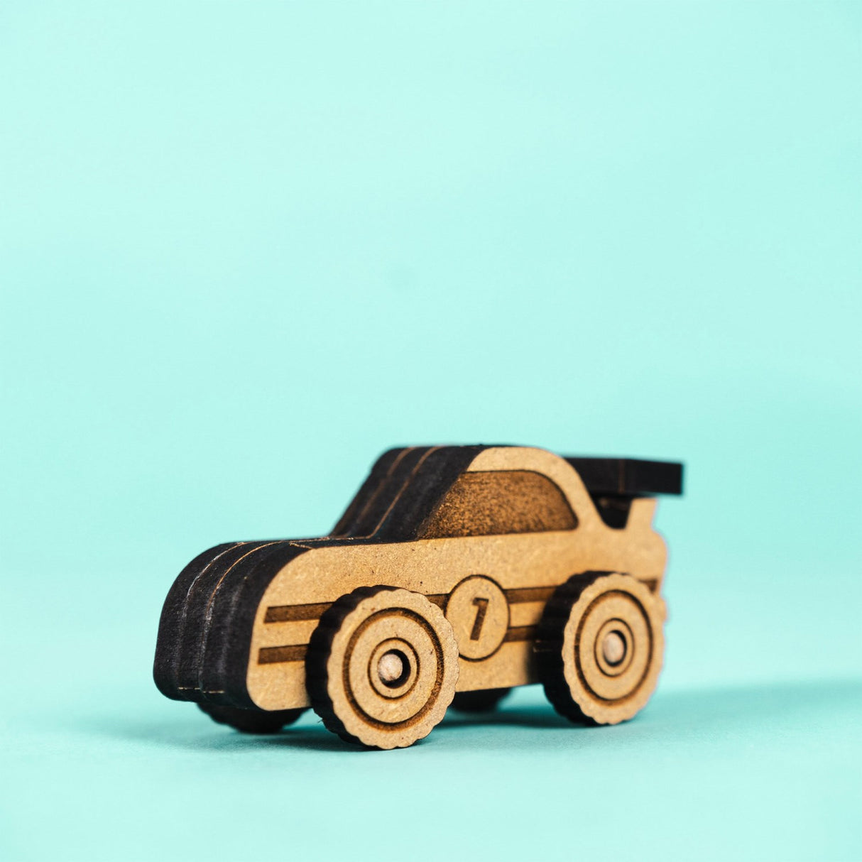 Crateit Town Wooden Toy Turbo Racer