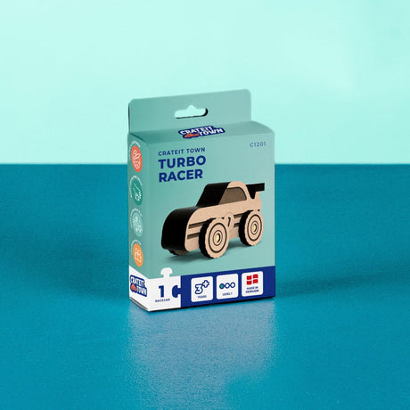 Crateit Town Wooden Toy Turbo Racer