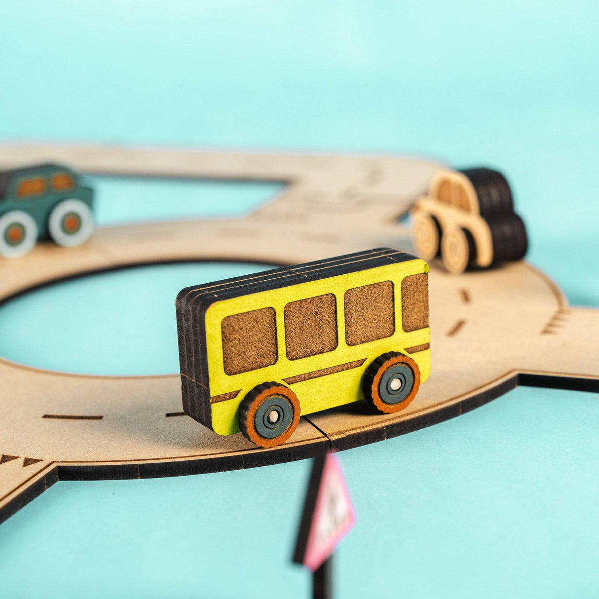 Crateit Town Wooden Toy Rule The Roundabout