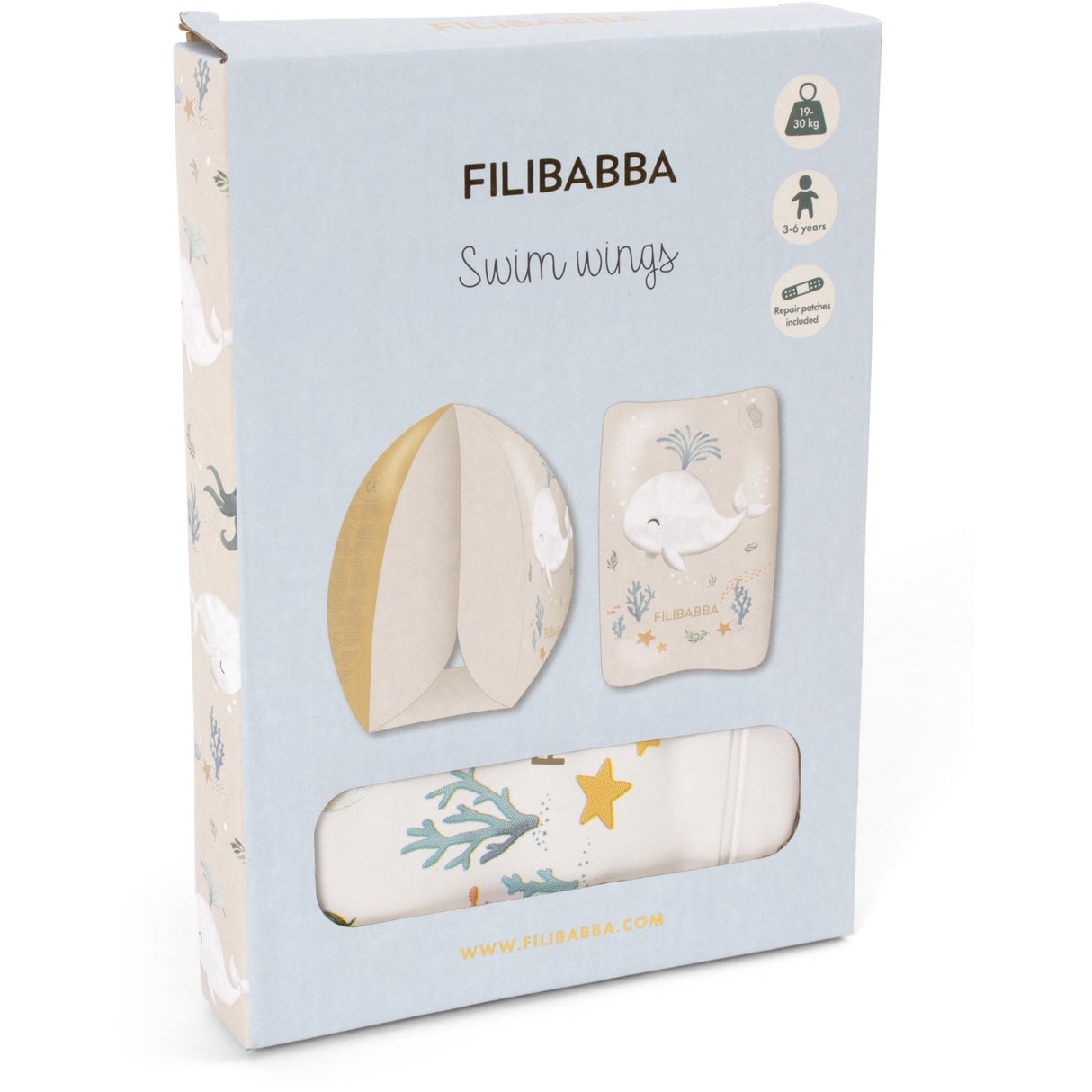 FILIBABBA Christian's Whale Tales Alfie Float Bands
