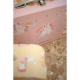 FILIBABBA Unicorn Shores Suitcase Set For Play And Storage 2 Pack