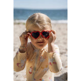 FILIBABBA Warm Red Heart Childrens Sunglasses 1-3 Years