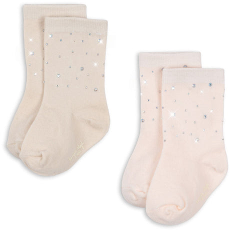 Konges Sløjd Creole Pink 2 Pack Sequin Socks