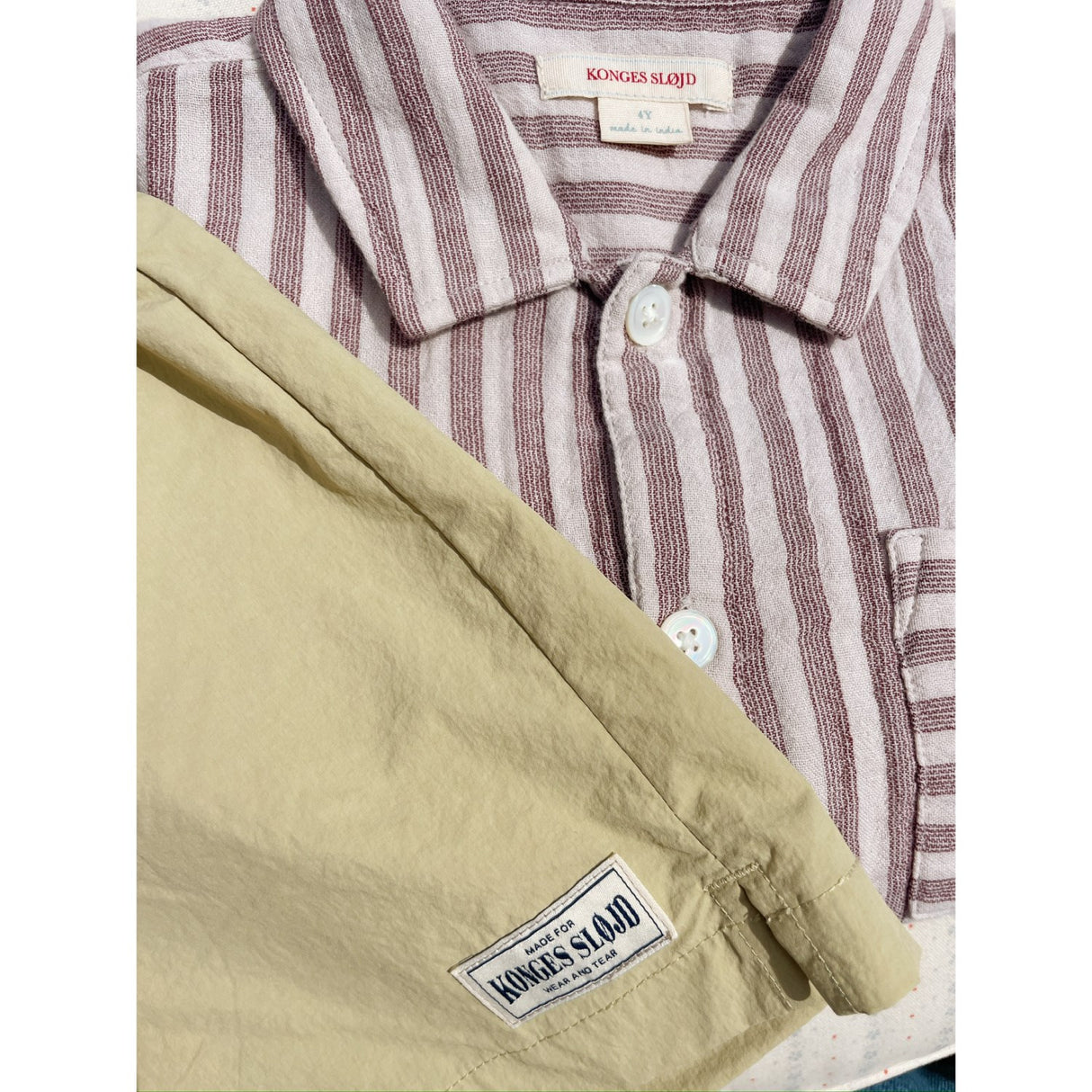 Konges Sløjd Red Stripe Ely Shirt Gots