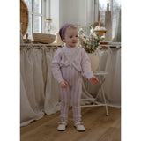 Silly Silas Lavender X Cream Striped Footless Tights Special Edition