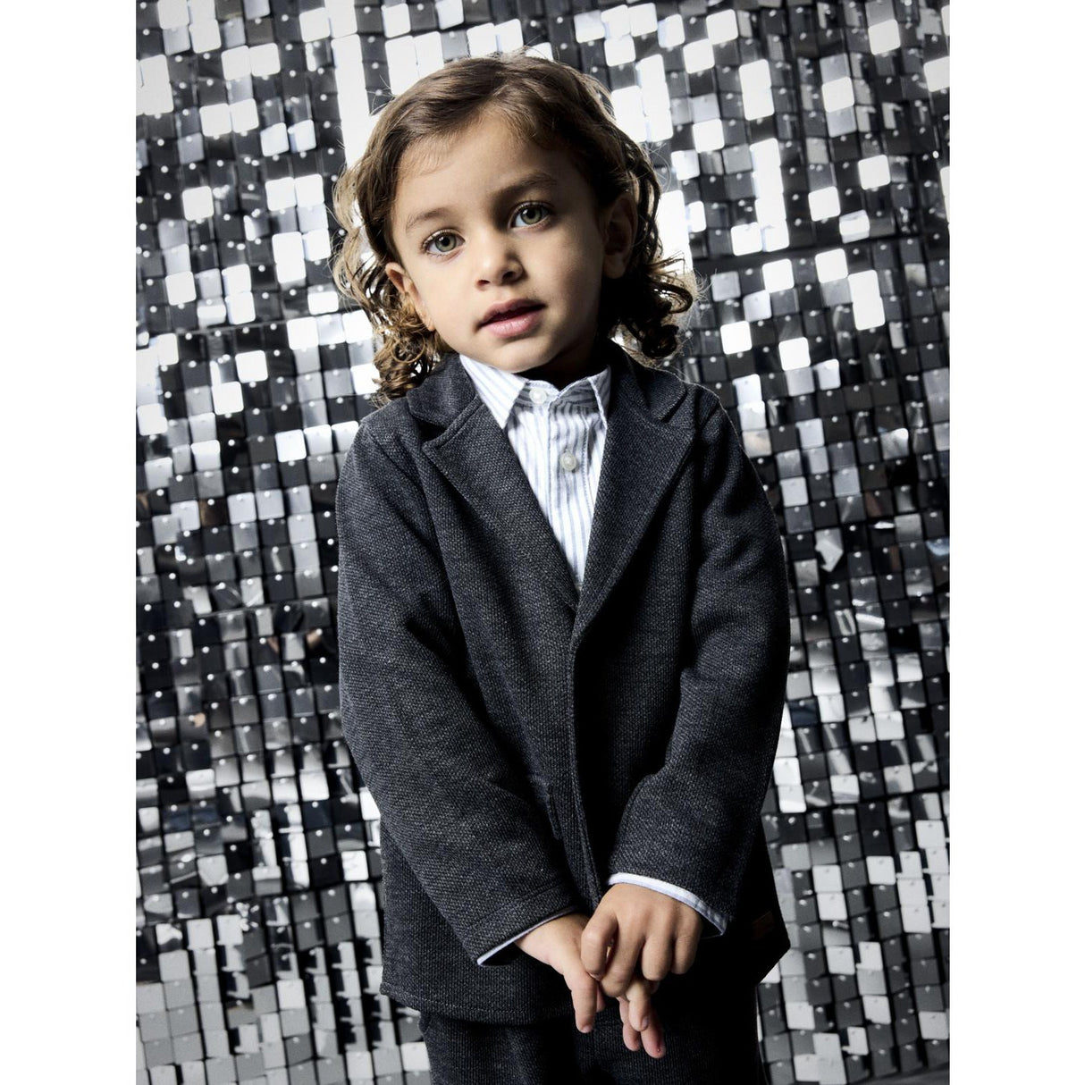 Name it Dark Grey Melange Robino Sweat Blazer
