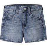 Name It Medium Blue Denim Nkfrose Mom Dnm Shorts 1141-Mj Noos
