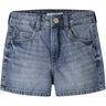 Name It Medium Blue Denim Nkfrose Mom Dnm Shorts 1141-Mj Noos