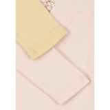 Konges Sløjd Banana Crepe/Creole Pink Fanga Perla 2 Pack Ls Body Ocs