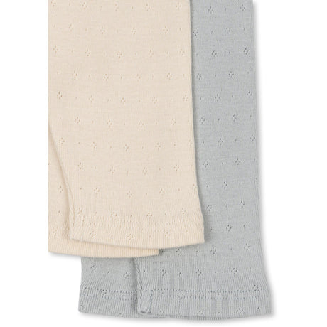 Konges Sløjd Buttercream/Pearl Blue Fanga Perla 2 Pack Pants Ocs