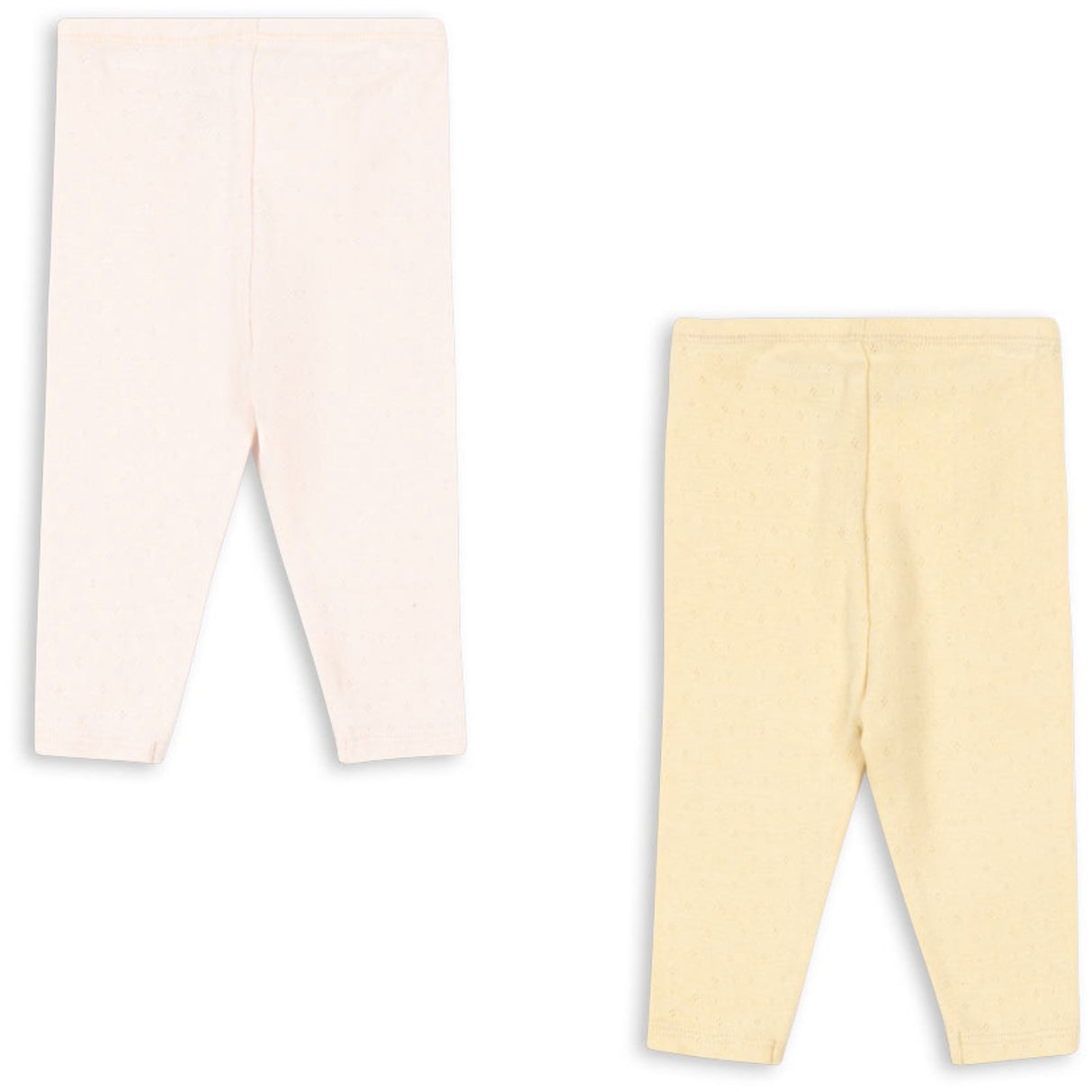 Konges Sløjd Banana Crepe/Creole Pink Fanga Perla 2 Pack Pants Ocs
