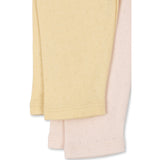 Konges Sløjd Banana Crepe/Creole Pink Fanga Perla 2 Pack Pants Ocs