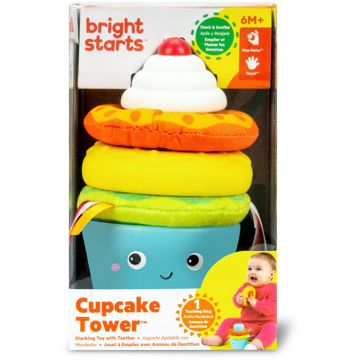 Bright Starts Cupcake Tower™ Stacking Toy With Teether