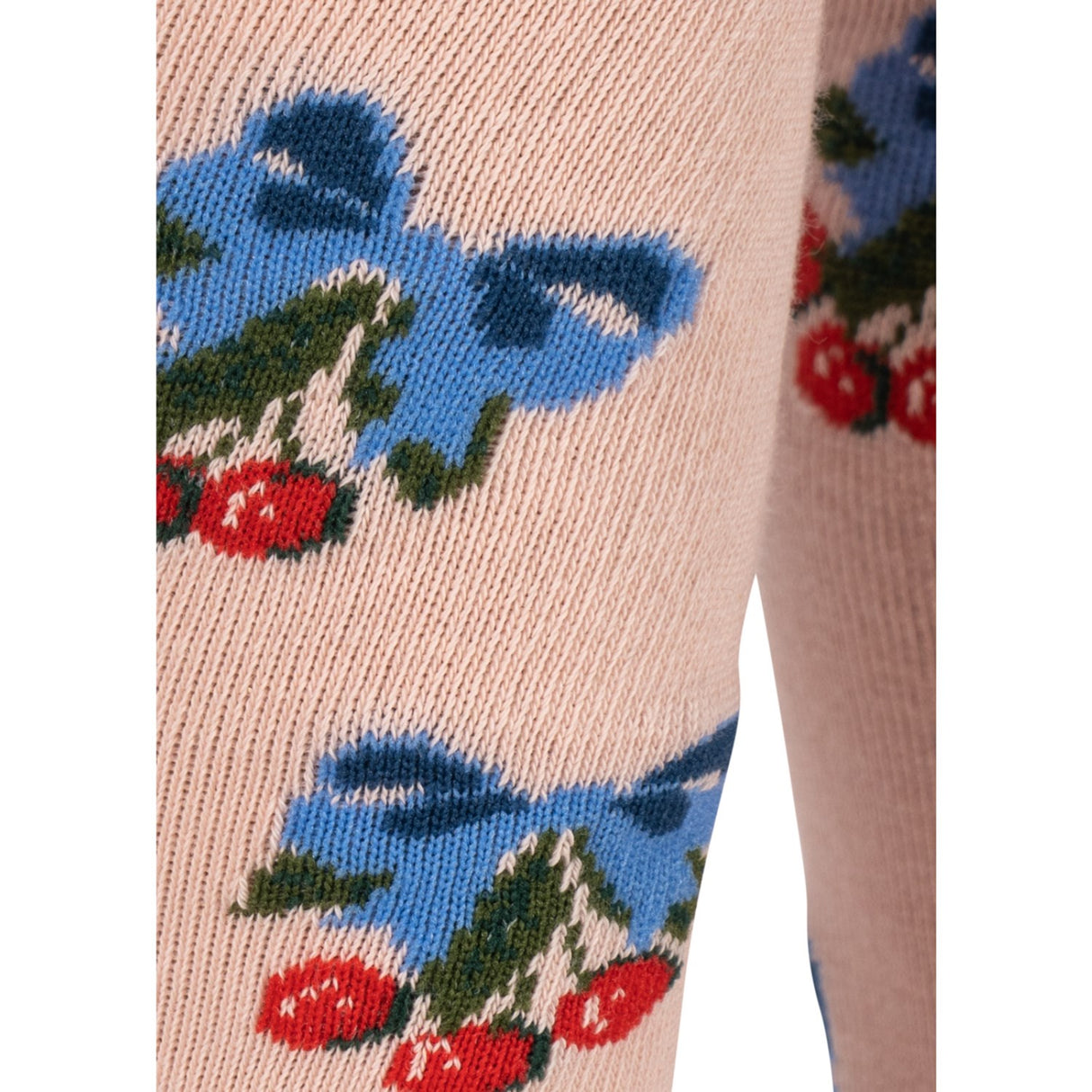 Konges Sløjd Amarena/Tramonto 2 Pack Flower And Cherry Jacquard Tights
