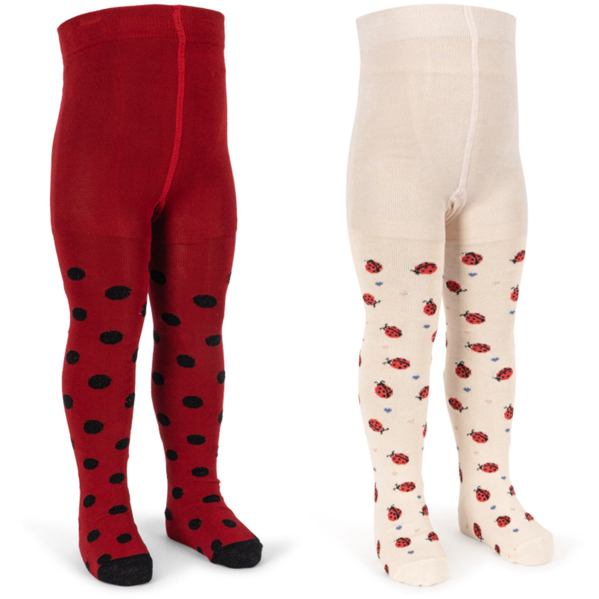 Konges Sløjd Ladybug 2 Pack Ladybug Jacquard Tights