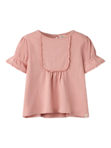 Lil'Atelier Rose Tan Nmfhalina Ss Top Lil