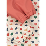 Konges Sløjd Coeur Colore/Faded Rose 2 Pack Dinner Bib With Sleeves