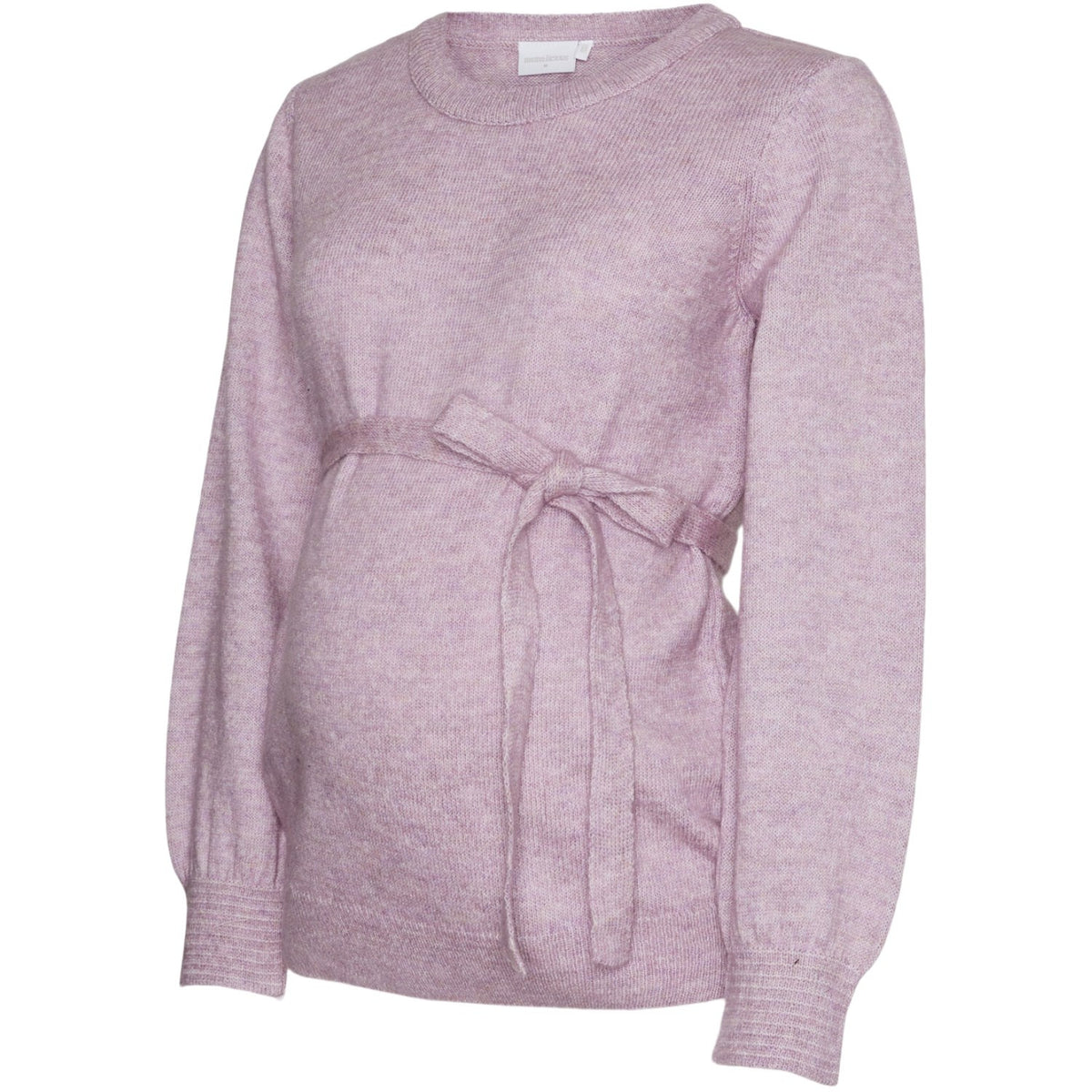 Mama;licious Misty Rose Melange Mlnewanne L/S Knit Top A.