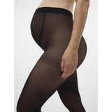 Mama;licious Black Mlnora Microfibre Tights 20Den 2-P