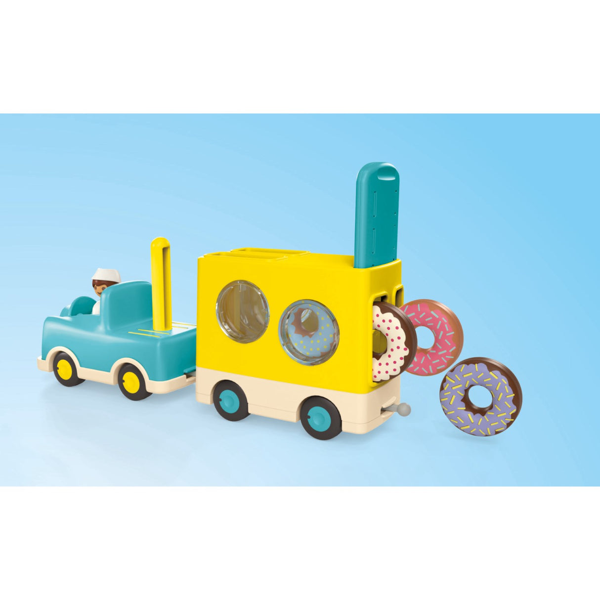 Playmobil® Junior Crazy Donut Truck With Stacking And Sorting Feature