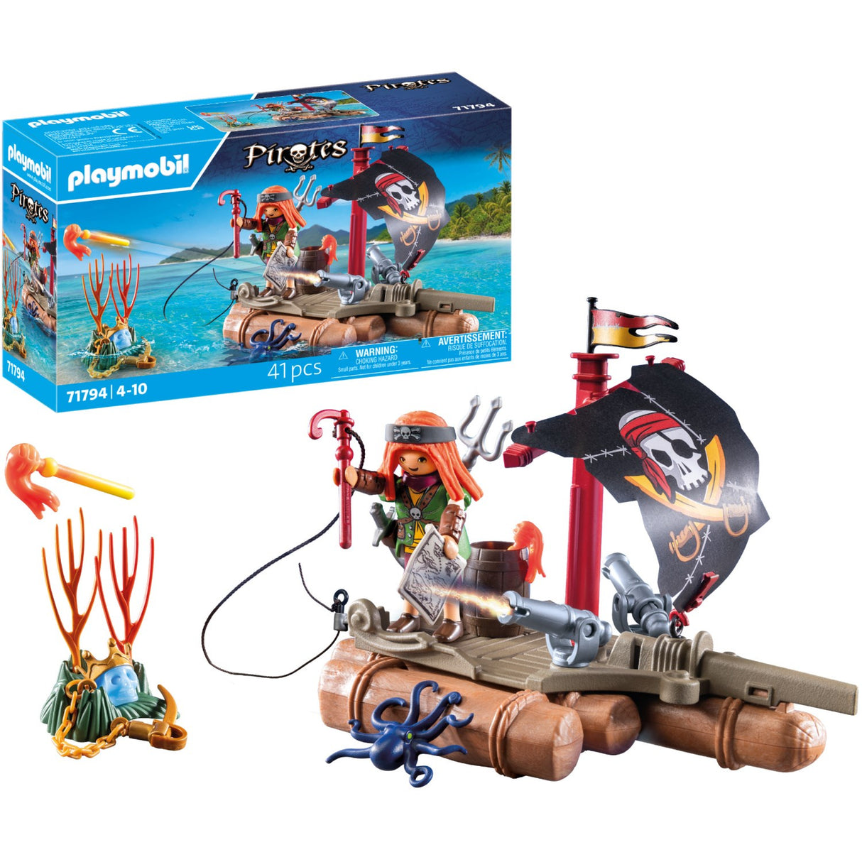 Playmobil® Pirate Raft With Treasure