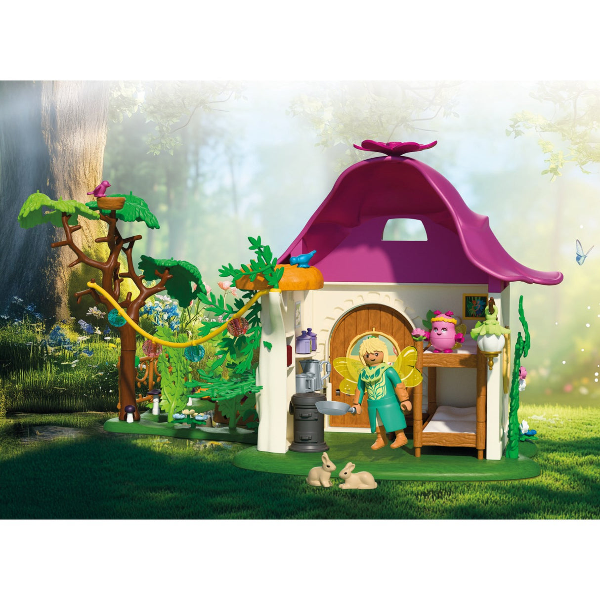 Playmobil® Cozy Fairy Home With Golden Unicorn
