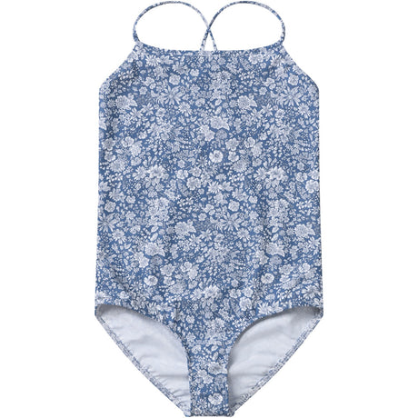 Petit Crabe Evening Sky (Made With Liberty© Fabric) Barbara Swimsuit