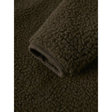 Lil'Atelier Dark Earth Nbnnalo Bia Loose Sherpa Jacket Lil