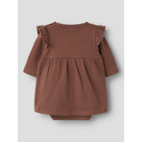 Lil'Atelier Mahogany Nbfthoro Ls Loose Body Dress Lil