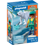 Playmobil® Zoo: Polar Bear And Zookeeper