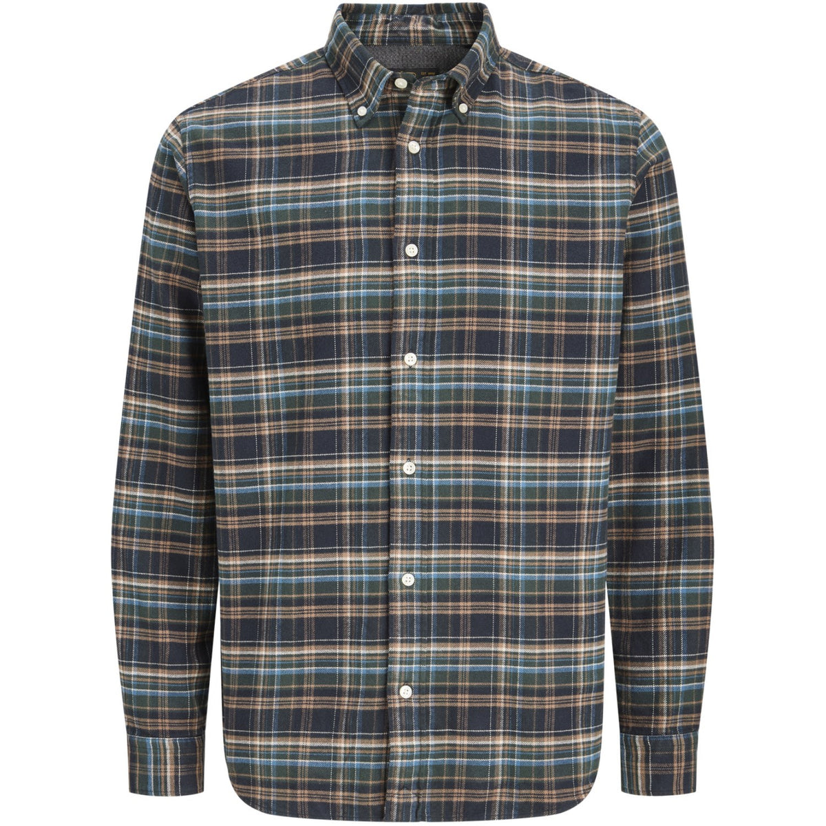 Jack & Jones Junior Forest Night Jprblustanley Flannel L/S Shirt Bf Jnr