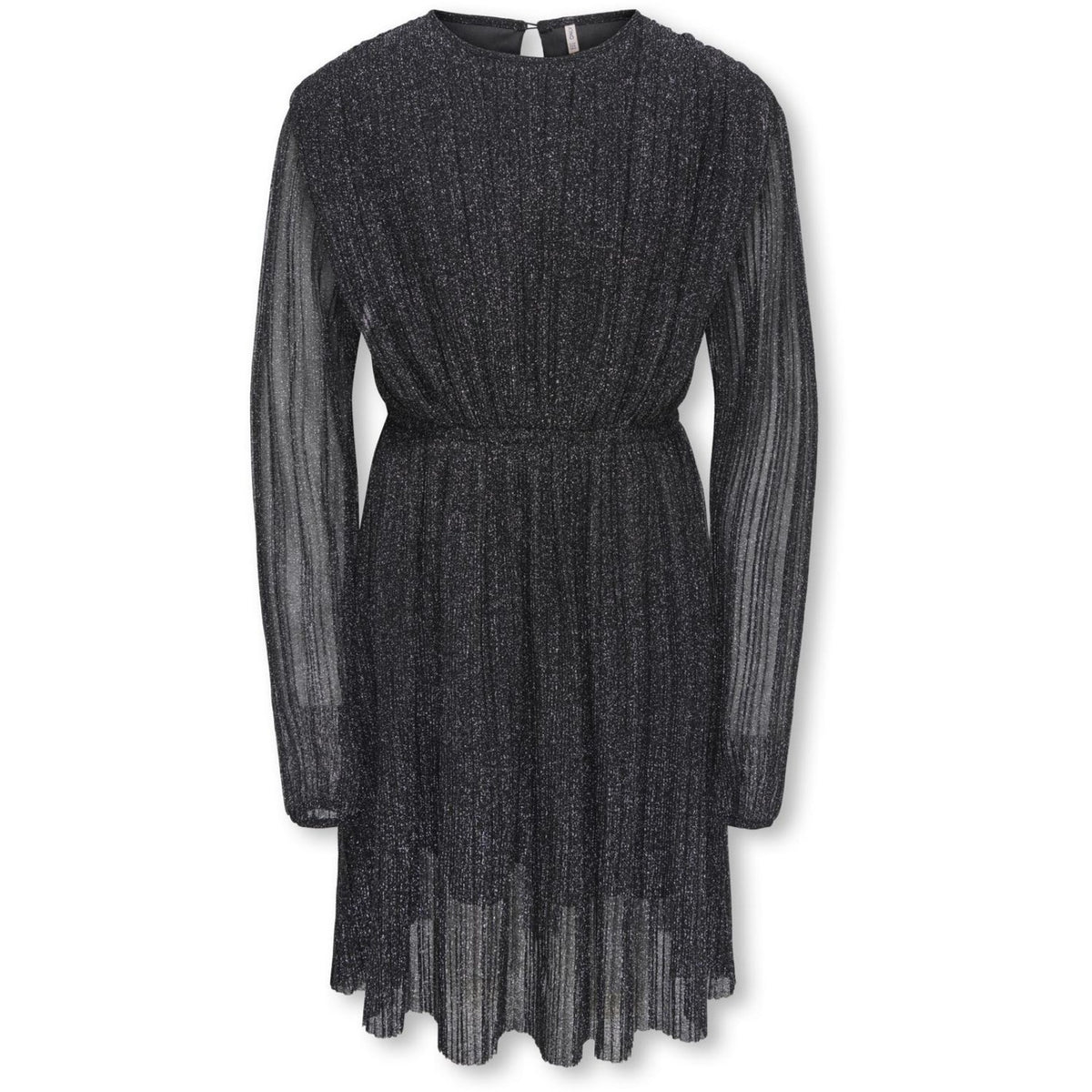 kids ONLY Black Silver Lurex Kogglam Ls Dress Jrs