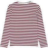 The New Gardenia Striped Tnmoore L_S Rib Tee