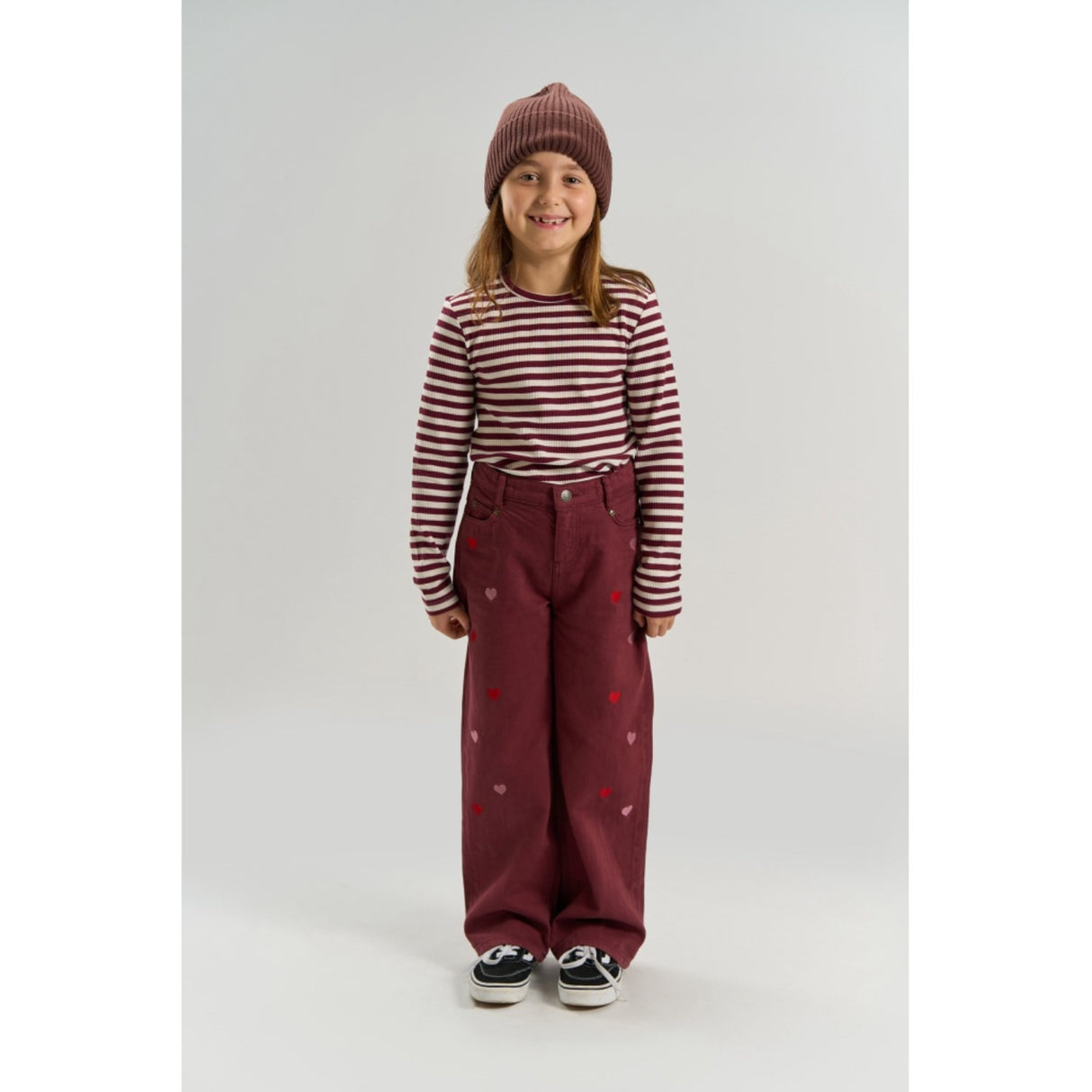 The New Gardenia Striped Tnmoore L_S Rib Tee