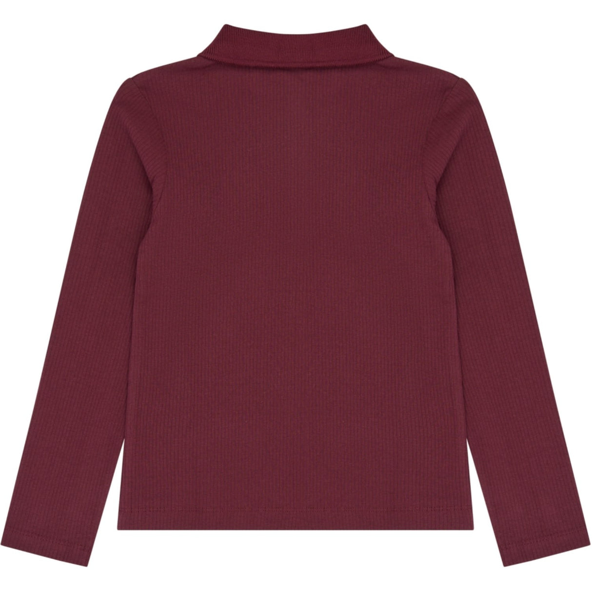 The New Burgundy Tn Tnvarena L_S Rib Polo