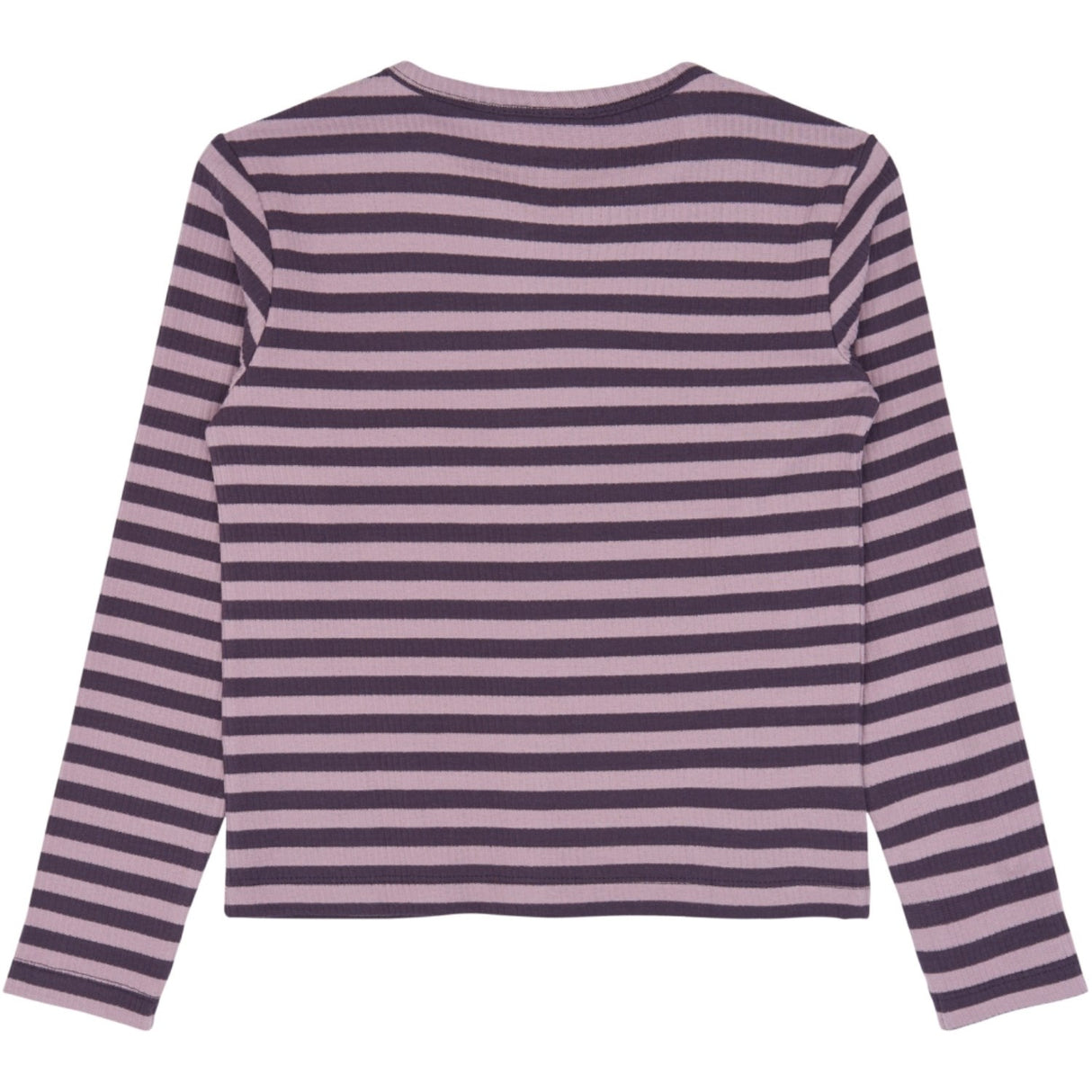 The New Sweet Grape Striped Tn Tnmoore L_S Rib Cardigan