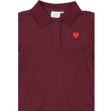 The New Burgundy Tn Tnvarena L_S Rib Polo