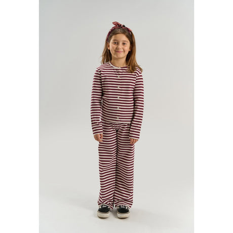 The New Gardenia Striped Tnmoore Wide Rib Pants
