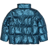 The New Metallic Blue Tnuffe Puffer Jacket