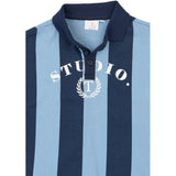 The New Navy Blazer Striped Tnvudio Os L_S Polo