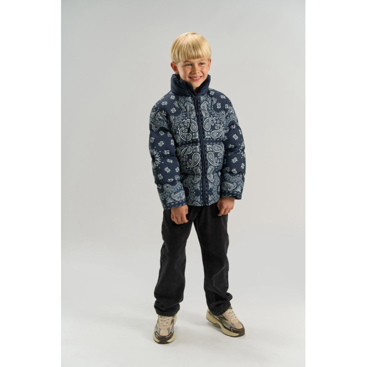The New Navy Blazer AOP Tnullvar Puffer Jacket