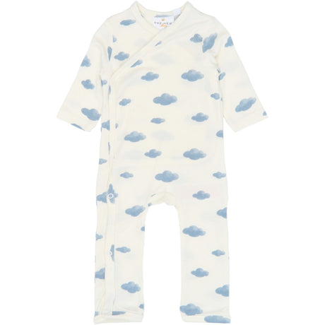 THE NEW Siblings Gardenia AOP Tnsbvireo L_S Modal Wrap Jumpsuit