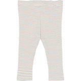 THE NEW Siblings Taupe Gray Striped Tn Tnsbvitus Rib Leggings