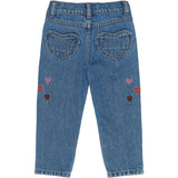 THE NEW Siblings Light Blue Denim Emb Tnstvalora Mom Fit Jeans