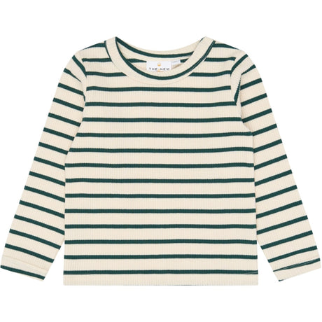 THE NEW Siblings June Bug Striped Tnstvico L_S Rib Tee