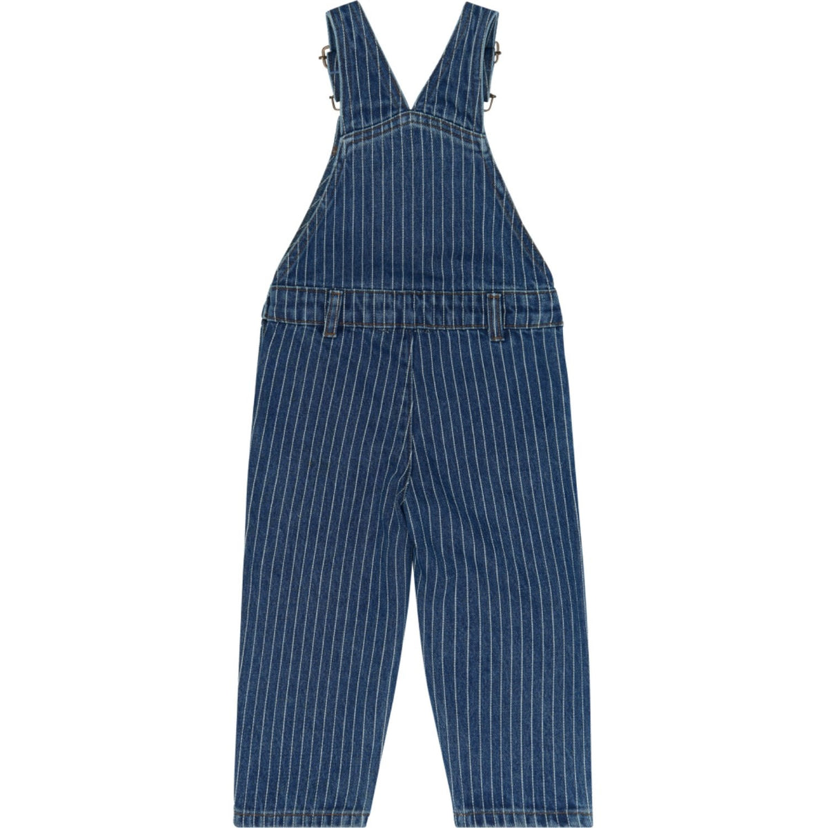 THE NEW Siblings Medium Blue Denim AOP Tnstvilfredo Denim Dungarees
