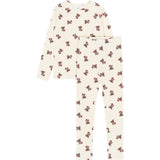 The New Gardenia AOP Tnholiday Teddy Rib Night Set