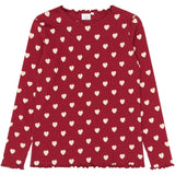 The New Rio Red AOP Tn Tnholiday Red Heart Adult Rib Night Set